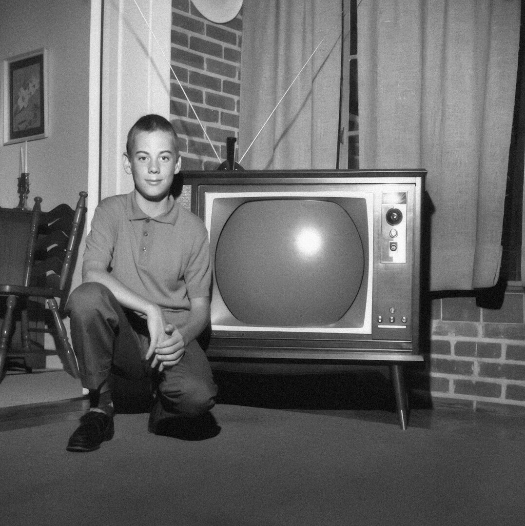 vintage tv presenter